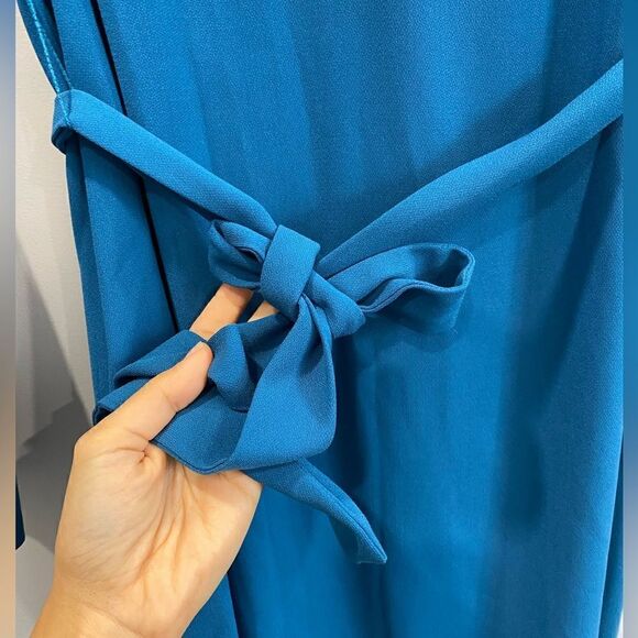 Laundry By Shelli Segal Belted long Sleeves Dress - Picture 6 of 10